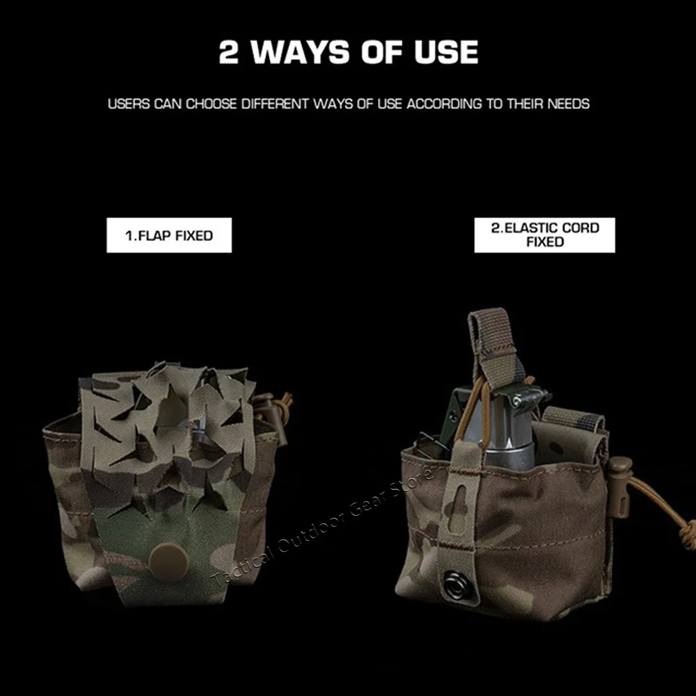 Mini SPUD التكتيكية GP الحقيبة Frag قنبلة يدوية جيب يحمل ل M67 وعنصر مماثل حزام خصر للأغراض العامة مول حقيبة معدات الصيد #5