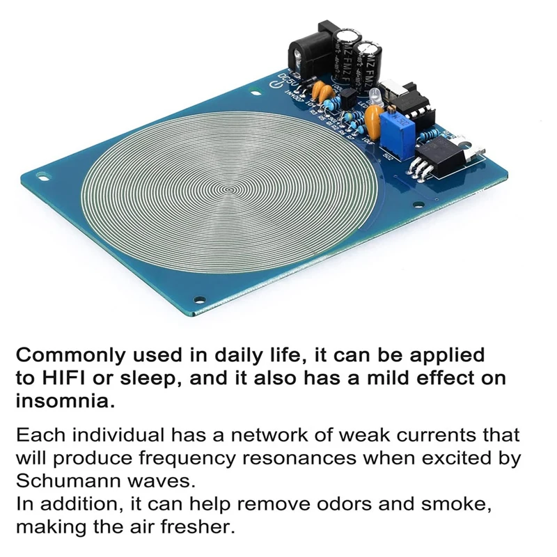 7.83Hz Schumann Waves Generator,Ultra-Low Frequency Pulse Audio Resonator USB Interface With Indicator Light On Off