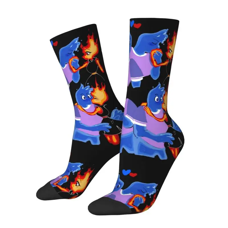 

Custom Cool Elemental Ember Lumen Socks Men Women Warm 3D Print Cinder Lumen Sports Basketball Socks