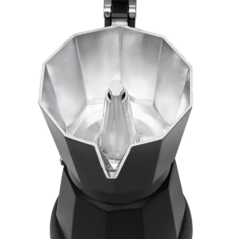 A98E-Electric Espresso Machine For 6 Cups-300 Ml Electric Coffee Machine ,Aluminium Espresso Maker Mocha Espresso Jug Eu Plug