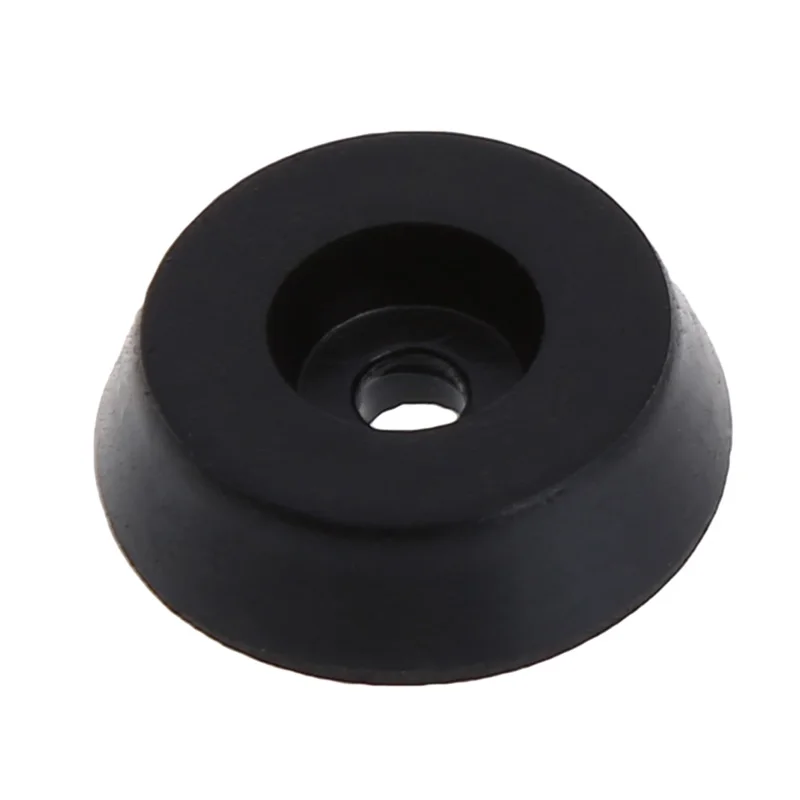 Anti Slip Furniture Legs Feet Black Cabinet Bed Table Box Conical Rubber Shock