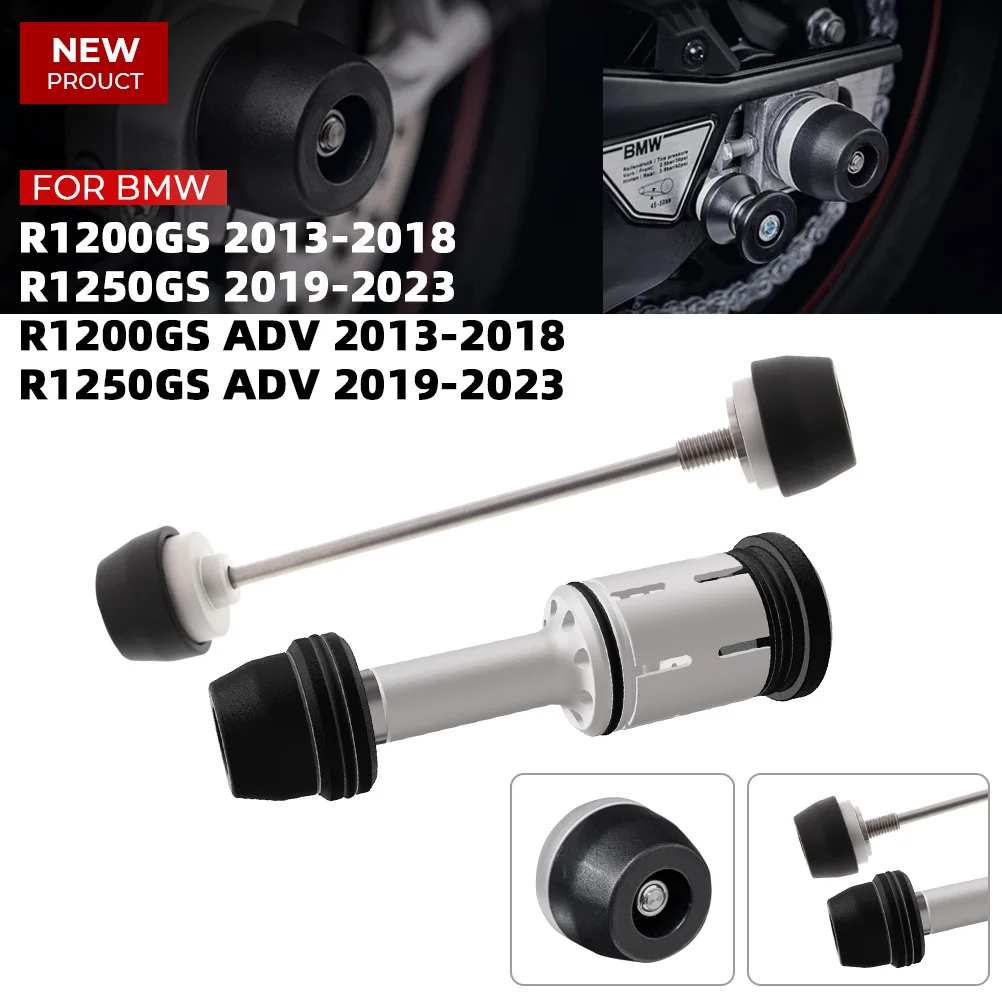 

R1200GS 2013-2018 & R1250GS 2019-2023 Anti-Collision Slider Accessories For Bmw GB Motorcycle Front Rear Axle Fork Crash Slider