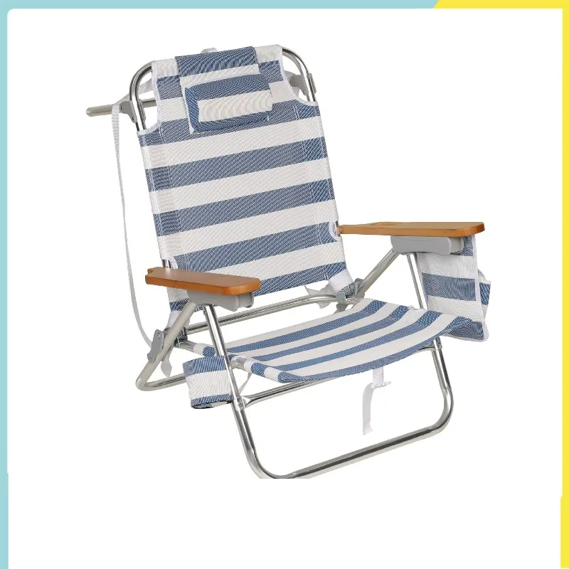 

Водонепроницаемый пляжный стул для улицы - складной морской пляжный стул с алюминиевой трубкой - стул для кемпинга и пикника