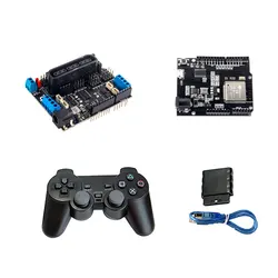 Shield Board 5-12V con motore a 4 canali 6 canali servi per Kit Robot Arduino con Joystick PS2 per Kit auto/braccio Robot ESP32