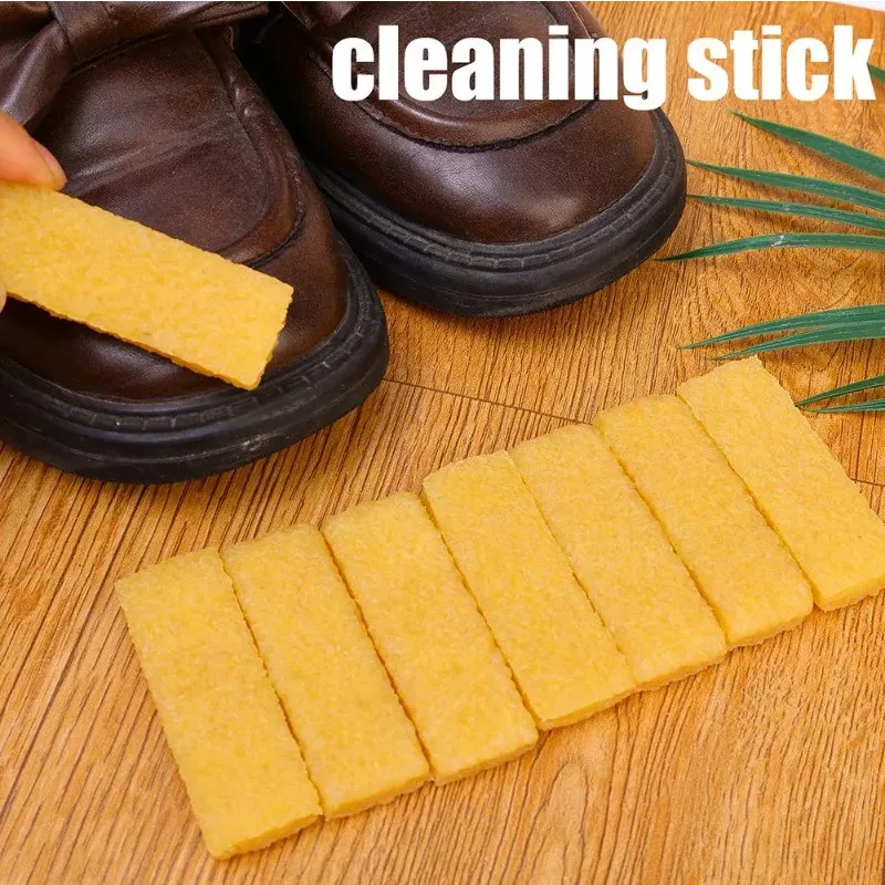 2pcs Sneaker Cleaner Natural Shoe Eraser Rubber Block For Suede Nubuck Shoes Dual-sided Sponge Cleaning Home Decontamination