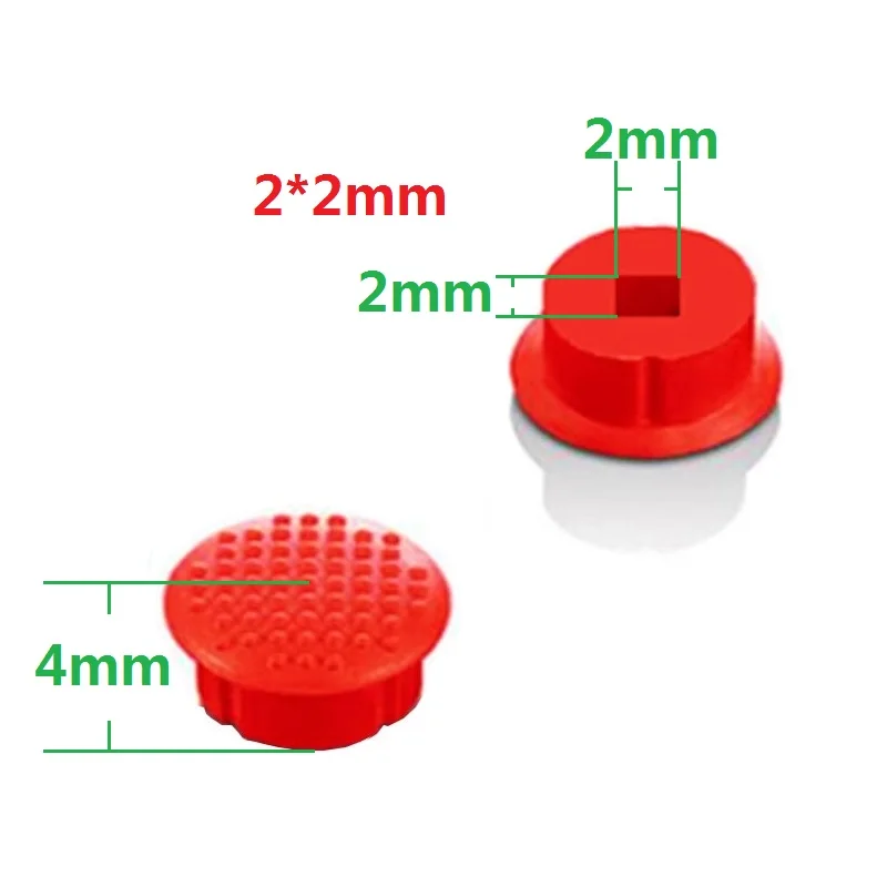 4pcs 2mm 2*2mm Mouse Pointer Trackstick Guide TrackPoint Red Cap for Lenovo ThinkPad X280 X390 L480 L580 S2 X1 Yoga T470 T590 P1