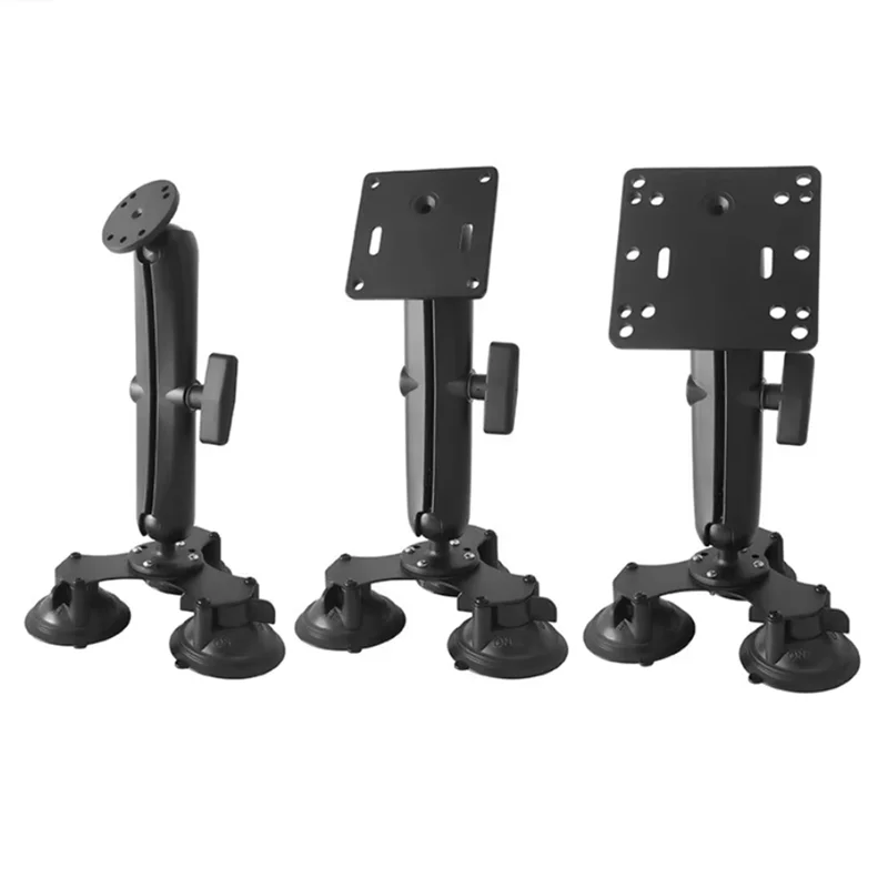 1.5 Inch Ballhead Suction Cup Combo 23cm Double Socket Arm for Motorcycle Camera Truck Boat Yacht Pad Bracket
