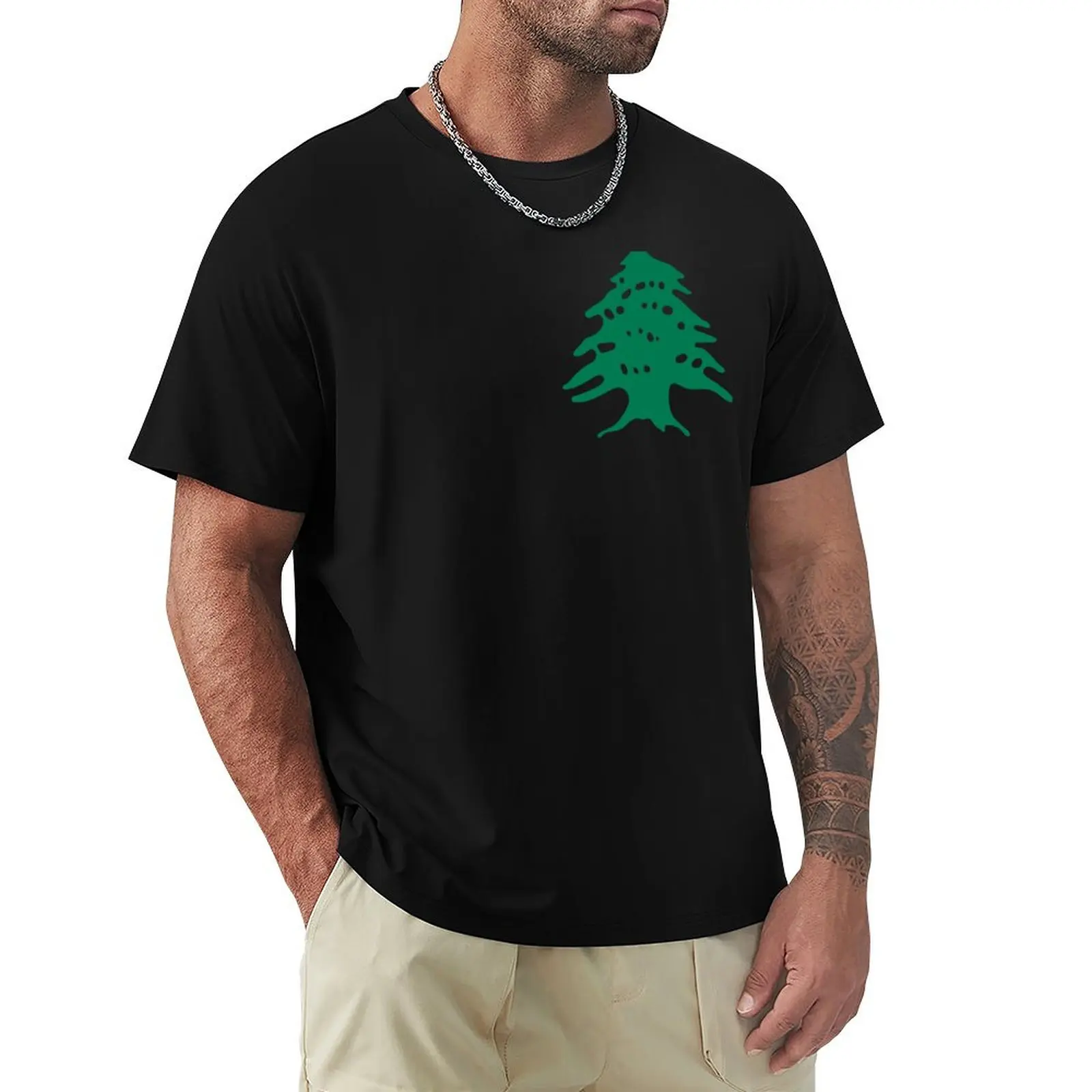 lebanon cedar logo T-Shirt All Weather Casual Short Sleeve