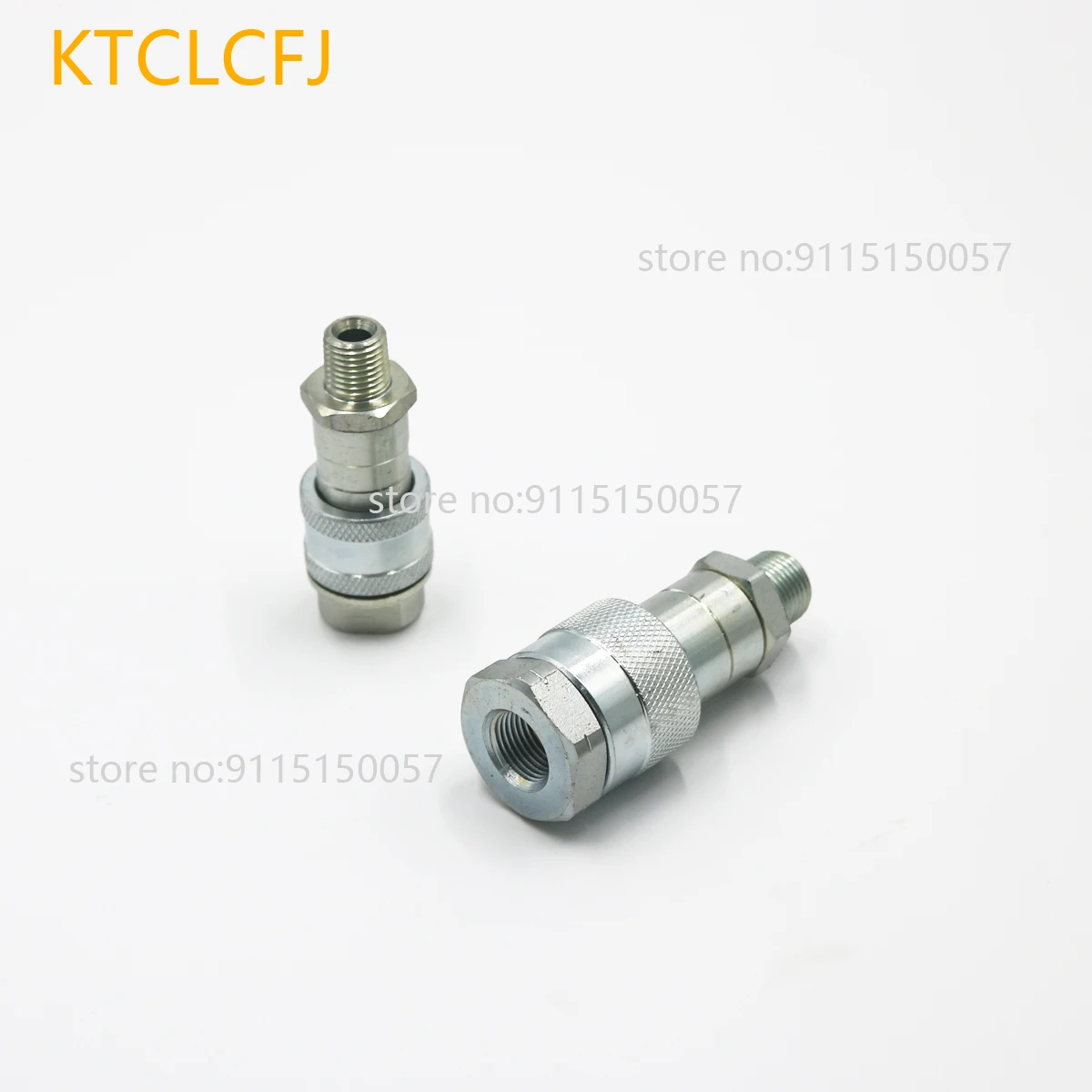 NPT SIZE-B 1/4 3/8 inch enclosed hydraulic quick connector fittings quick steel material plug socket connector kit