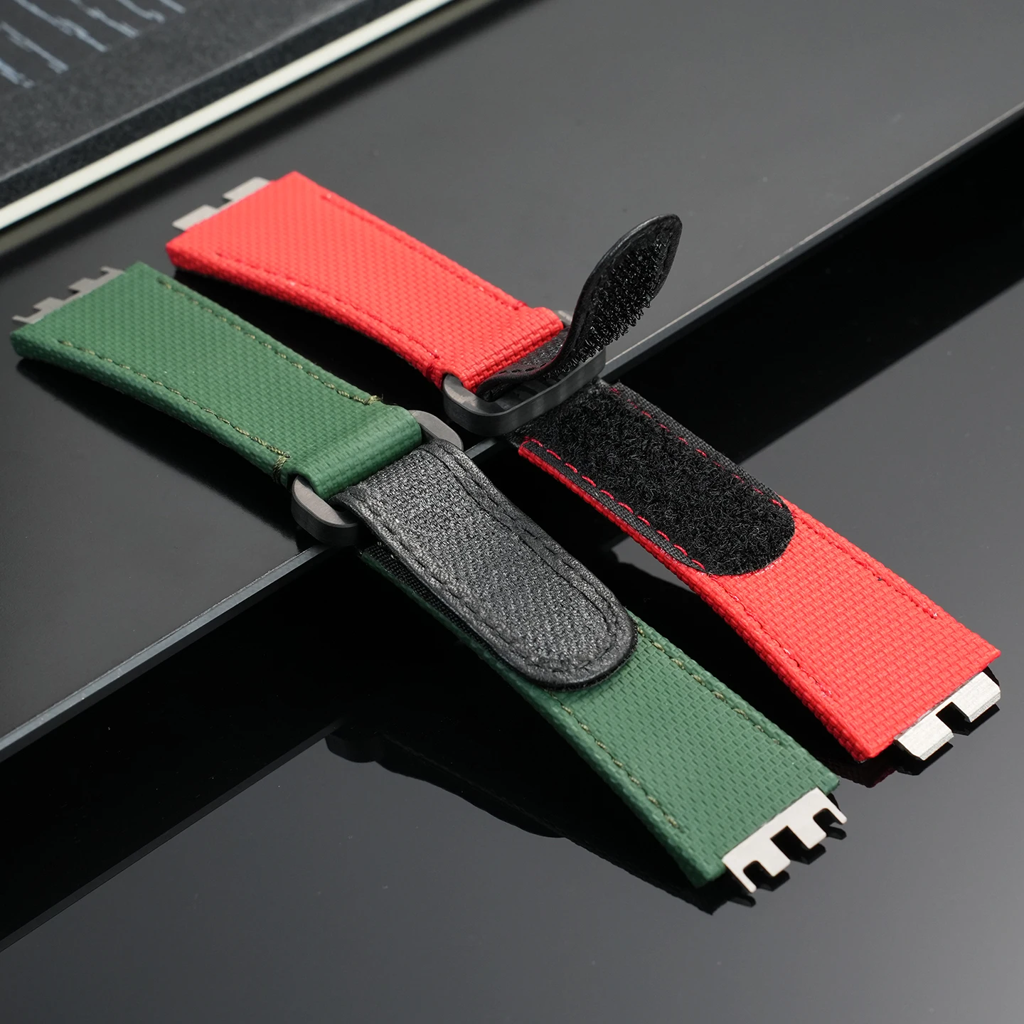 ل HUBLOT BIG BANG 441 411 642 614 خاص فلوروروبر حزام ساعة اليد عالية الجودة الرياضة FKM حزام الساعات معصمه مقاوم للماء الرجال #2