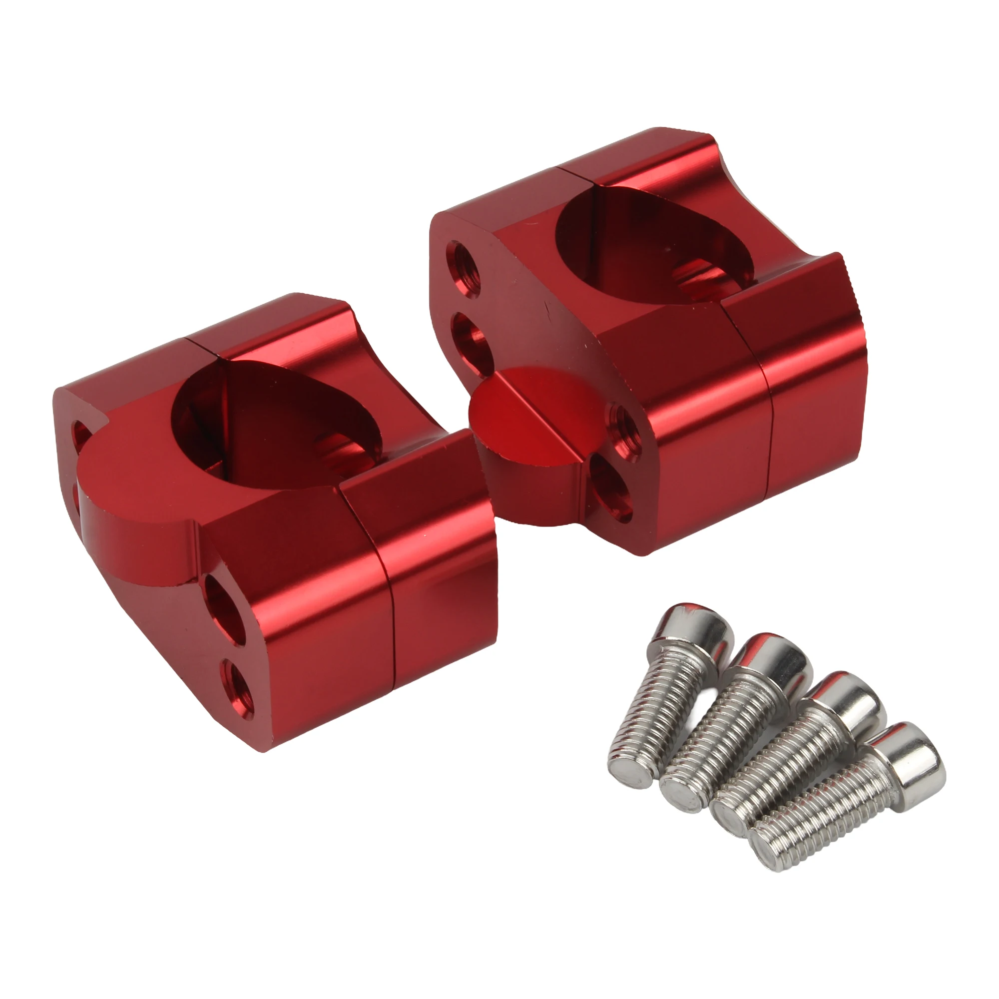 1 زوج CNC 22 مللي متر 28 مللي متر دراجة نارية بار المشابك المقود الناهضون محول ل 7/8 "1-1/8 حفرة الترابية دراجة موتوكروس تعديل أجزاء