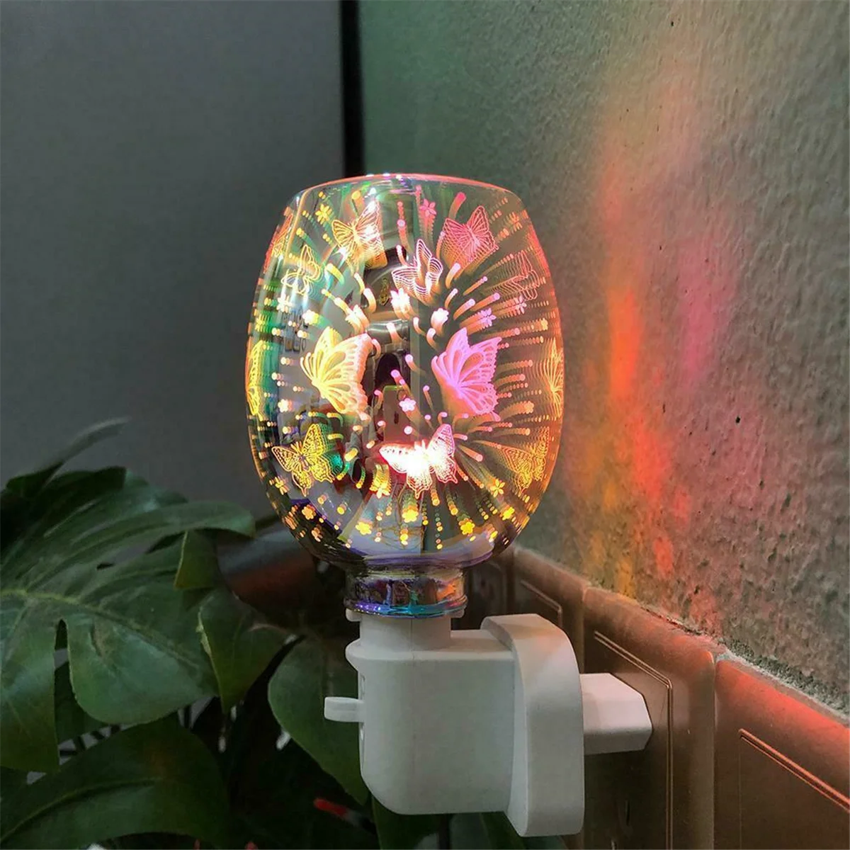 Elektrische plug-in LED-geurverspreiderlampen Wax Melt Oil Burner Wax Warmer-UK Plug