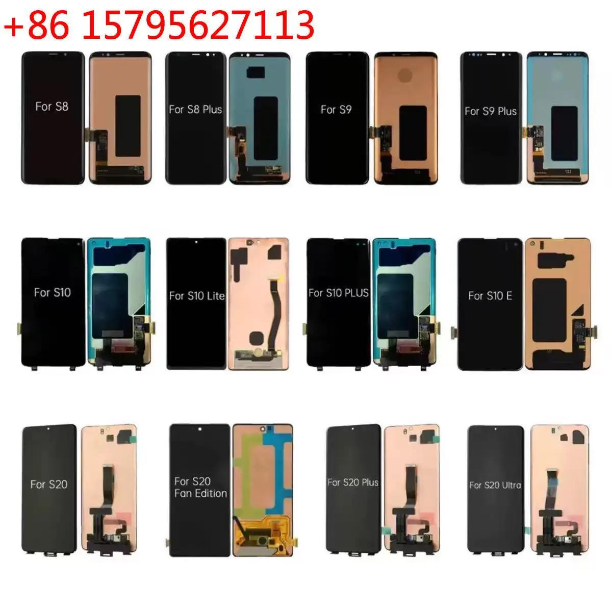 For Samsung Galaxy S8 S9 S10 S20 S21 S22 series NOTE mobile phone display screen assembly