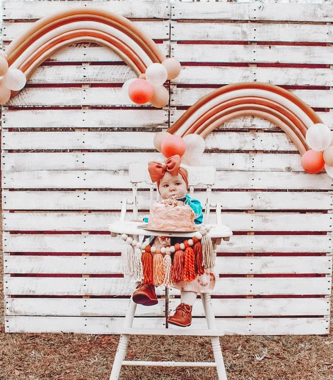 Boho Rainbow Long Twister Balloons Kit Blush Brown Globes for Bohemian Boho Birthday Decor Neutral Baby Shower Party Supplies