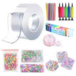 Nano Bubble Tape Multipurpose Blowable Tapes Reusable Nontoxic High Sticky Transparent Double-sided Adhesive For Home-appliance