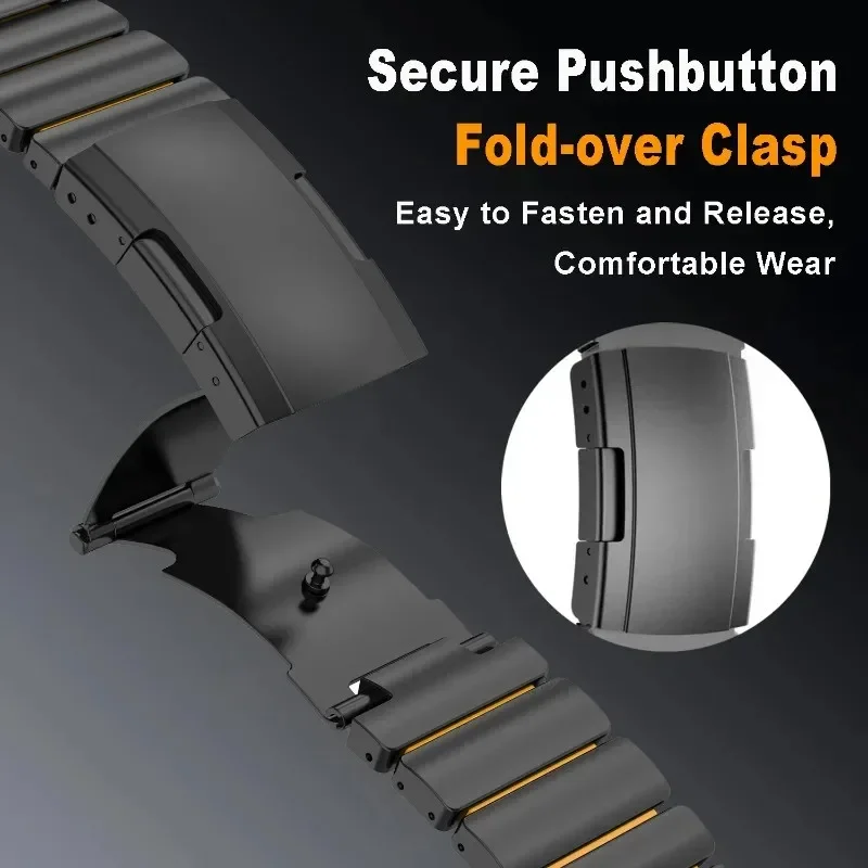Titan-Silikonarmband für Apple Watch Ultra 4/3 49mm 46mm 45mm 44mm 42mm Luxus-Armband für IWatch Series 12 11 10 9 8 7 6 SE – Detail 3