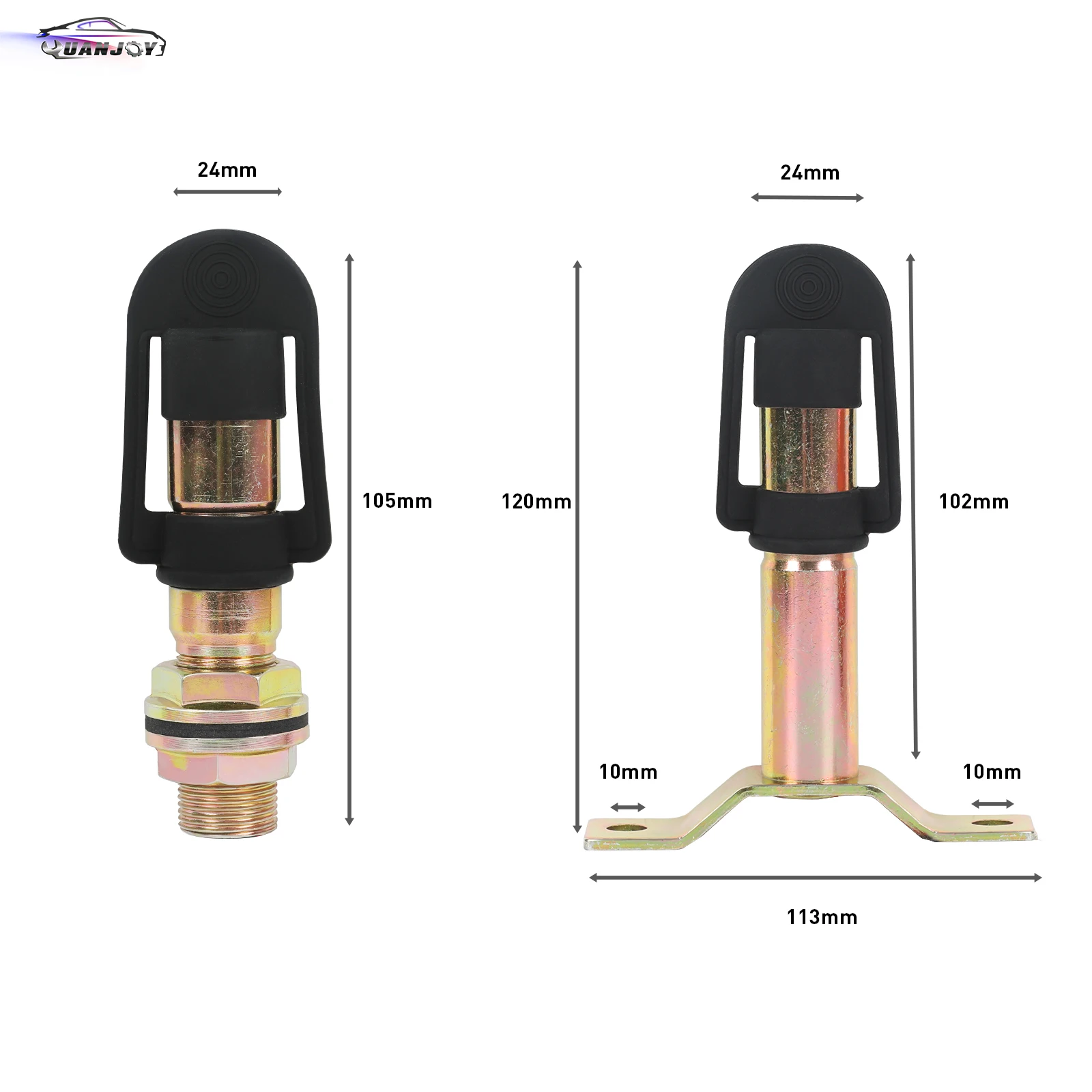 Yuanjoy Rotating Warning Flashing Light Bracket With Wire For Warning Lamp Bracket Tractors Construction Vehicles Bracket