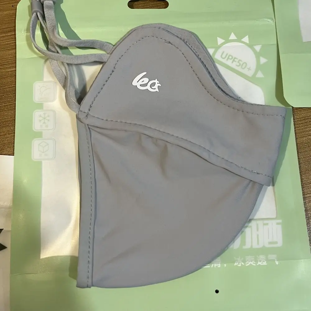 New Cycling Ice Silk Mask Ice Silk Breathable Sun Protection Summer Face Shield Earloop Breathable Face Cover Women Men