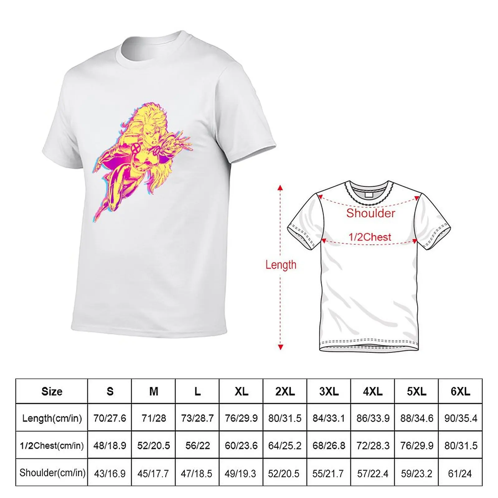 90’s Retro Jim Lee X-Men Storm T-Shirt Large Size Casual Tee Shirt