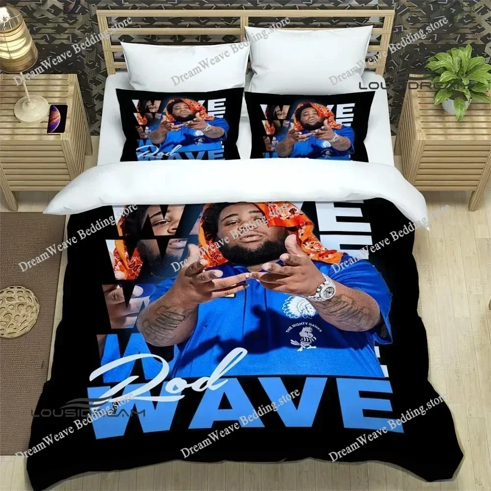 Hiphop Rapper Rod Wave Sheets Quilt Covers Bedding Dormitory Sheets Bedding Set Soft Warm Bedding Set Home Textileextile