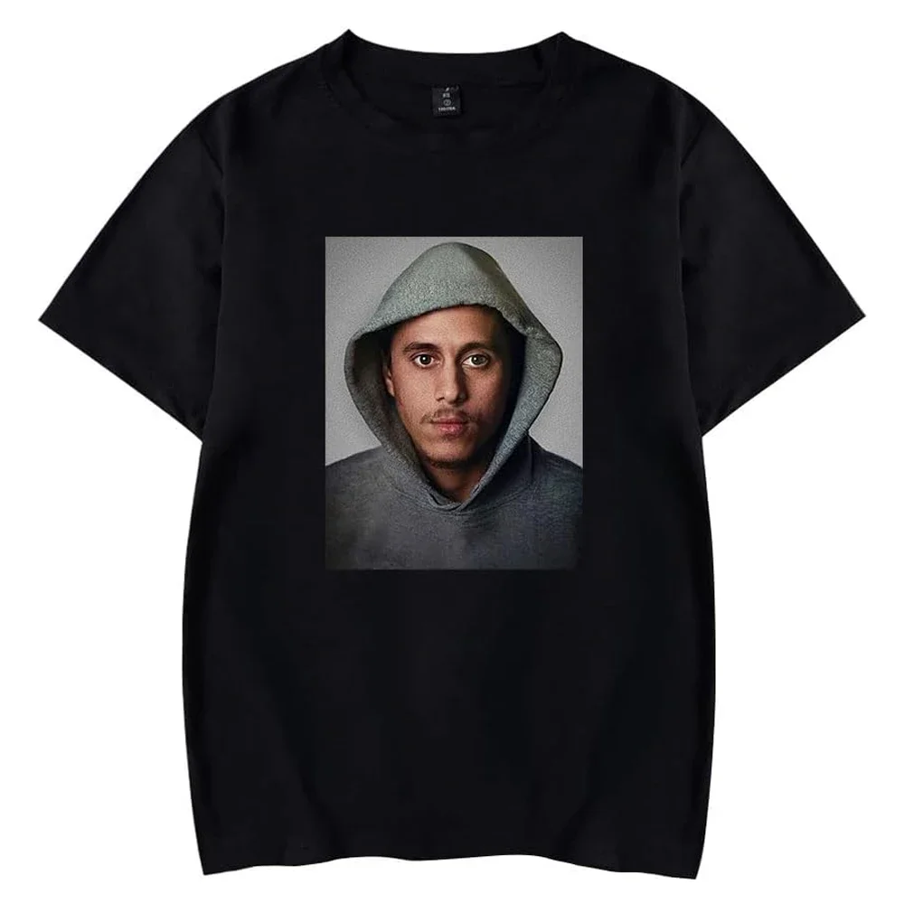 الرجال والنساء قصيرة الأكمام س الرقبة Canserbero تي شيرت ، ألبوم Merch ، مغني الراب المحملة ، ملابس غير رسمية ، الصيف