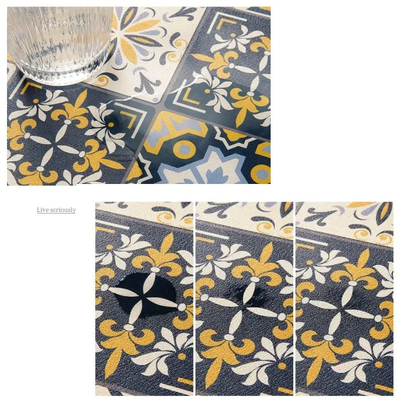 Coffee Machine Absorbent Mat Countertops Rug Kitchen Tableware Water Absorbing Pad Cups and Dishes Drying Mat