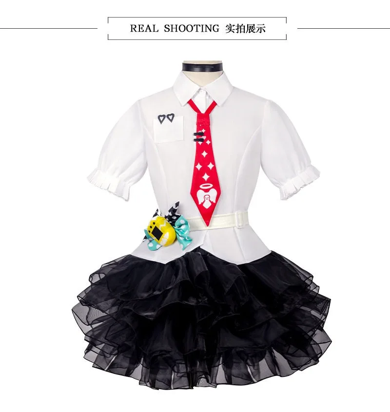Zenless Zone Zero Virtual Idol Chinatsu Remiel Cosplay Costume Delusional Angel Anime Outfit for Adult Women Christmas Party view 4