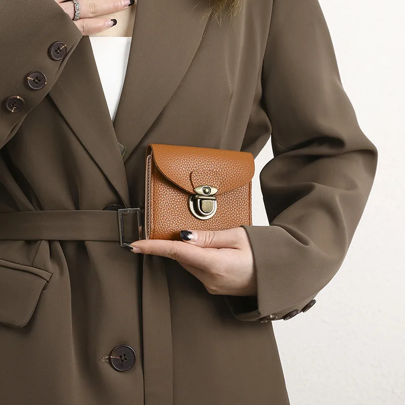 New High-Quality Short Wallet Card Holder Exquisite Coin Purse