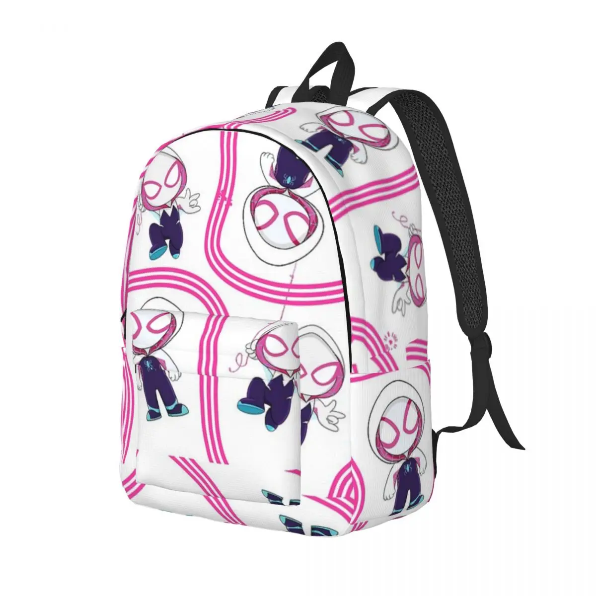 Cute Spider Ghost Gwen, Spider Baby New Fashion High Capacity Waterproof College Backpack 15.7in 17.7in