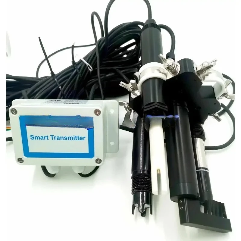 ONLINE GPRS 4G WIFI LORA LORAWAN WATER PH EC ORP TURBIDITY DO AMMONIA TEMPERATURE EC МУЛЬТИПАРАМЕТ ДАТЧИК КАЧЕСТВА ВОДЫ