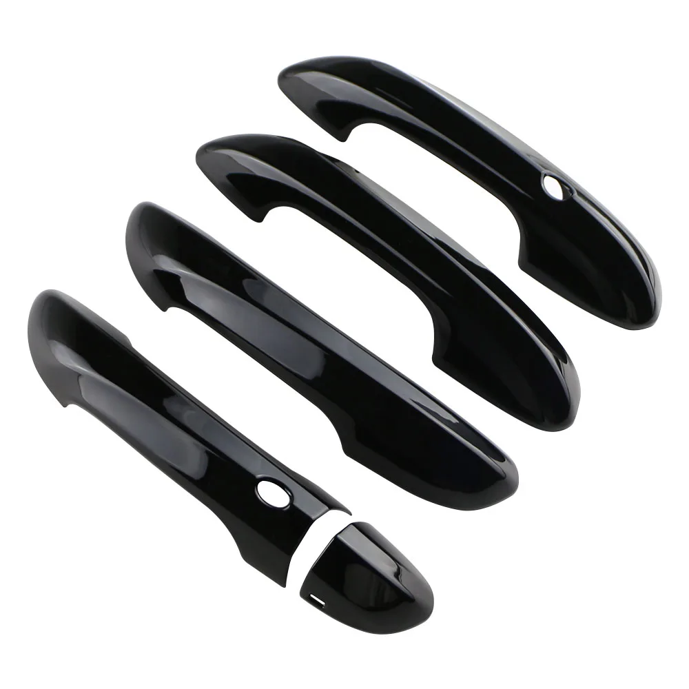 Car Exterior Door Handle Cover Trim Decoration for MG 4 MG4 EV Mulan 2022 2023 2024 LHD Accessories ABS Carbon Fiber