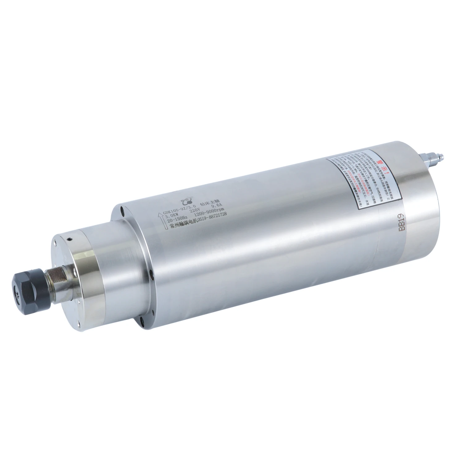 

HQD GDK105-9Z/3.0 Low Speed High Torque 3kw Water Cooled Cnc Spindle Er20 Motor Spindle