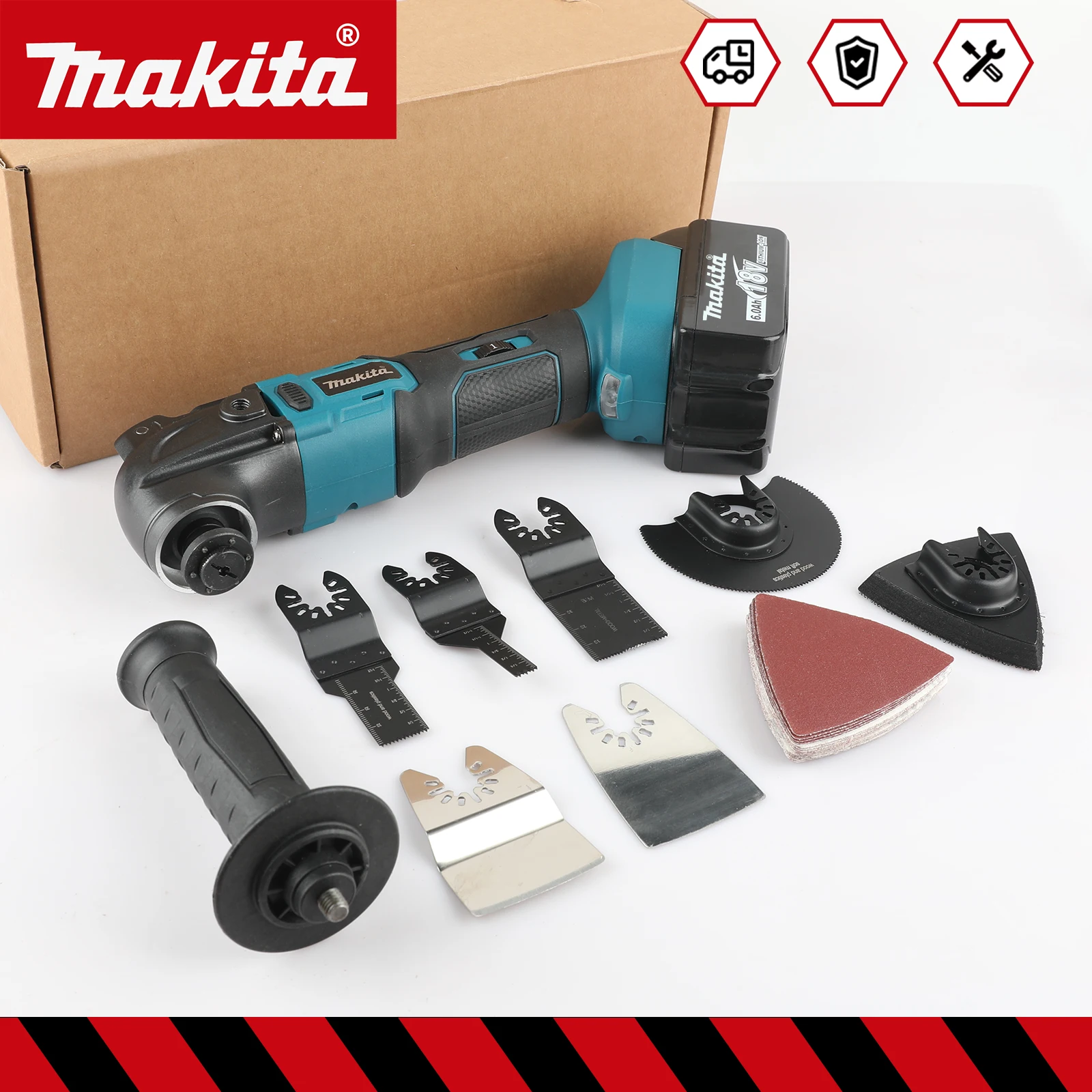 

2026 Makita Brushless Quick Release Oscillating 18V Tool Multi Functional Tool Renovator Electric Trimmer Compatible