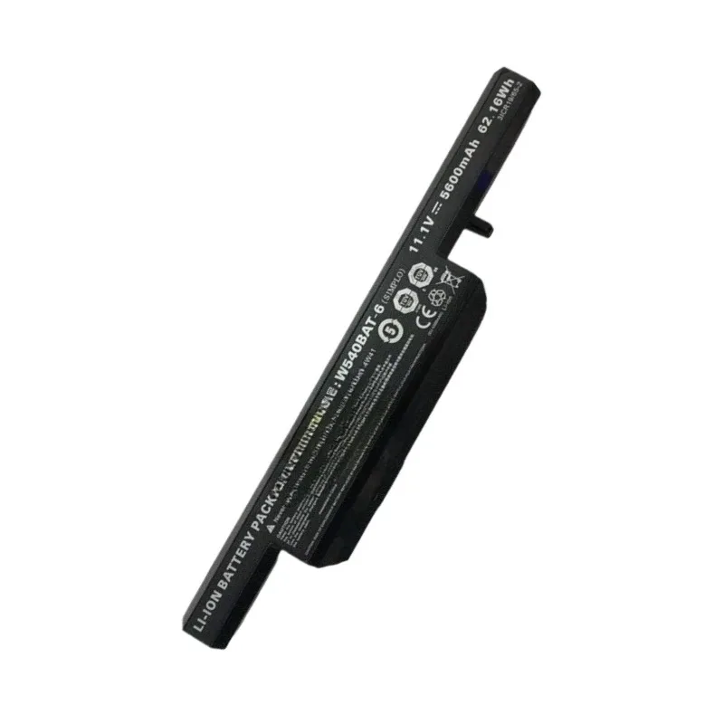 100% New 11.1V 5600mAh Laptop Replacement Battery W540BAT-6 for Clevo W550SU W540SU W540 W550EU W55EU W540EU W54EU W550 NT310-H