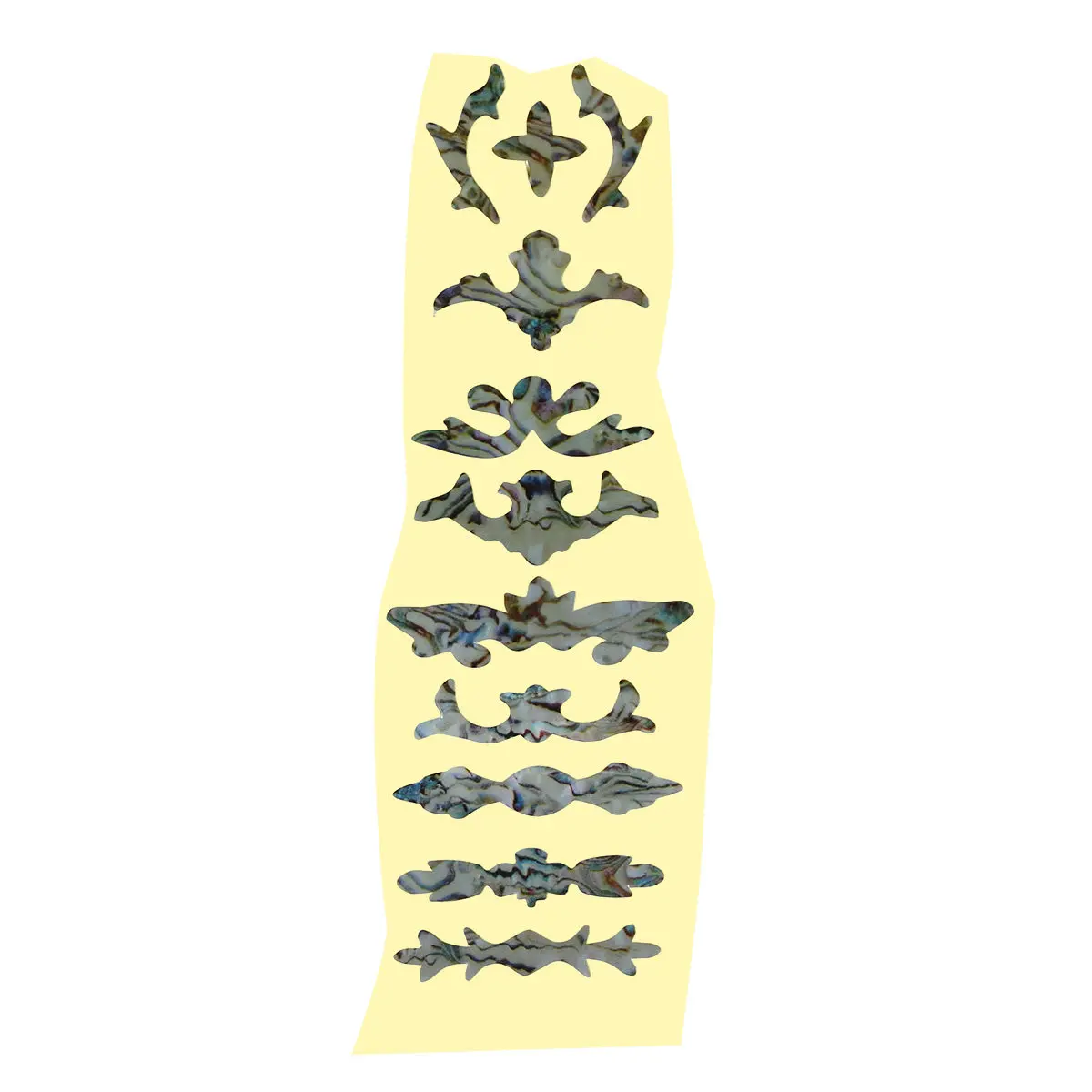 Guitar Fretboard Decals Stickers – Carved Design, Easy Application, Reusable, Long-Lasting Adhesive