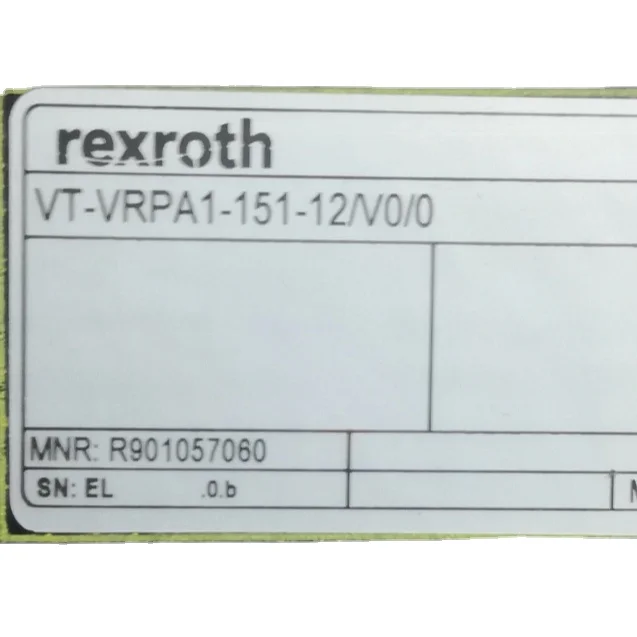 R901057060 VT-VRPA1-151-1X/V0/0 VT-VRPA1-151 VT-VRPA1-151-12/V0/0 Amplifier re  xroth Origin in Stock