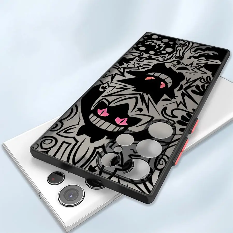 Anime Pokemons G-Gengar Case for Samsung Galaxy S24 Ultra S23 Plus S25 S22 S21 FE S20 Note 20 S9 S10 Silicone Phone Cover - náhled 4