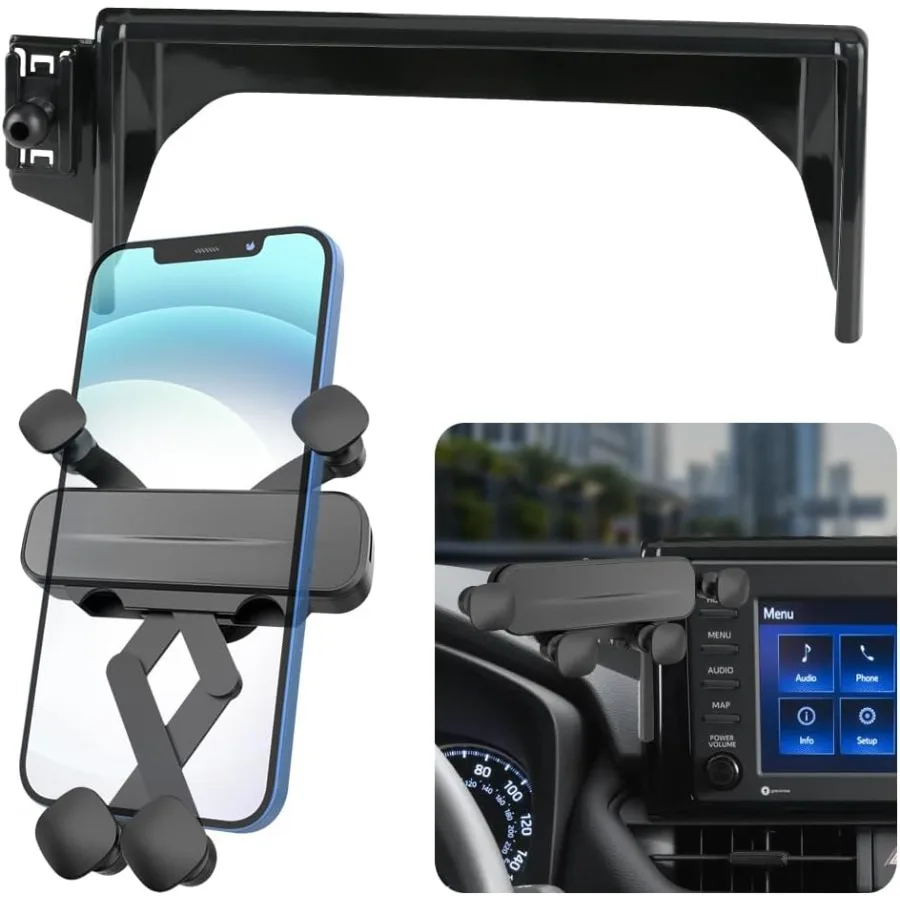 

Car Cell Phone Holder for 20192025 RAV4 LX XLE RAV 4 Phone Mount Hybrid LE SE Prime Woodland Auto Accessories Navigation Scree