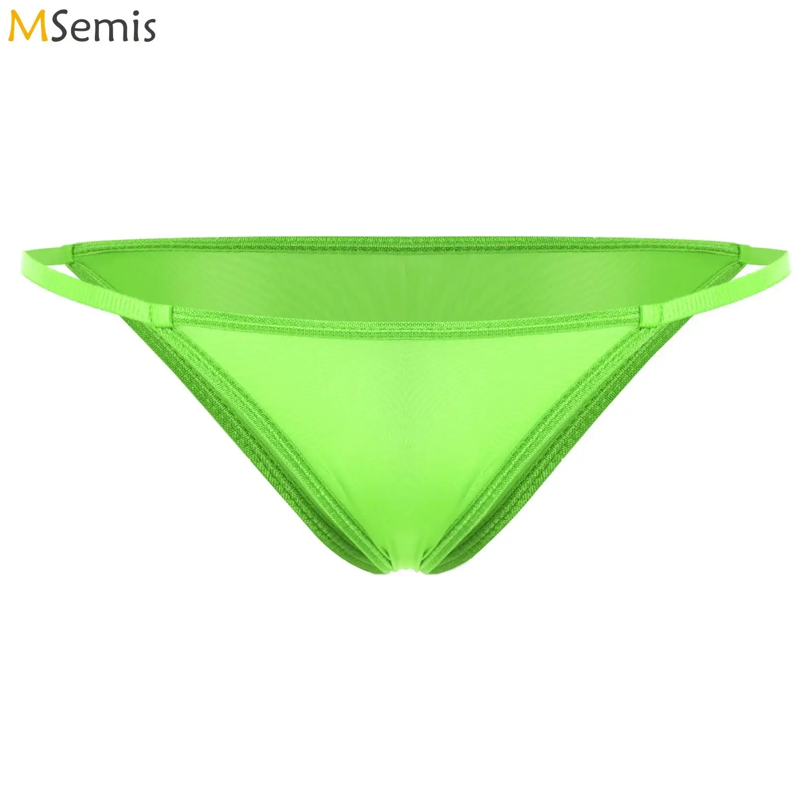 

Womens Glossy Silky Micro Mini Bikini Briefs Lingerie Low Rise G-string T-back Mini Bikini Panties Underwear for Night Club