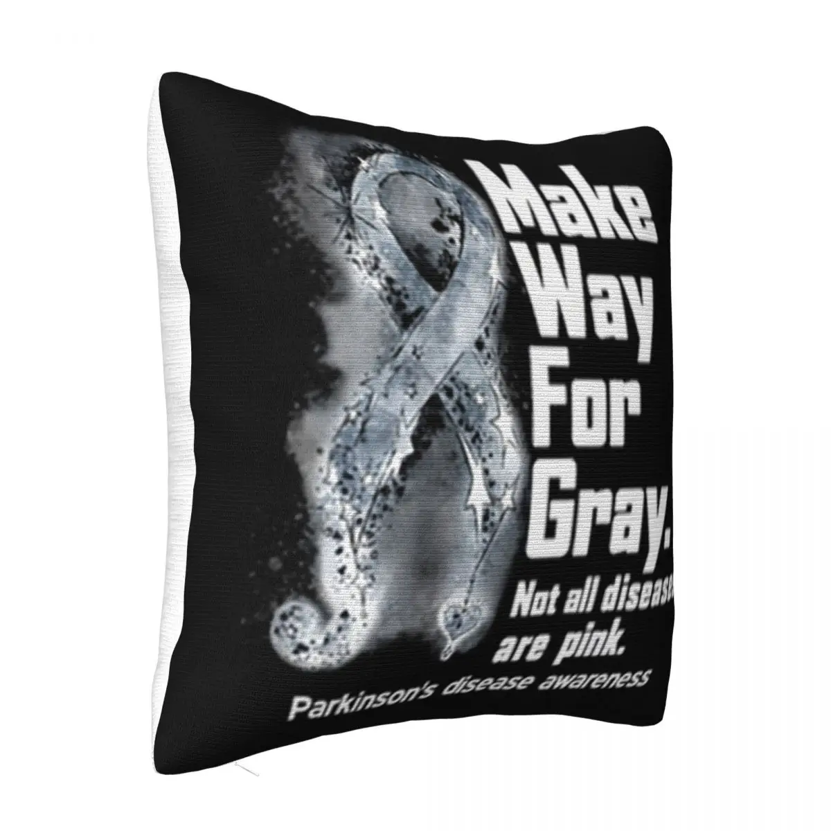 Make Way For Gray Ribbon Parkinson's Disease Awareness Hip-Hop Vacation Trend Best Selling Pillow Case