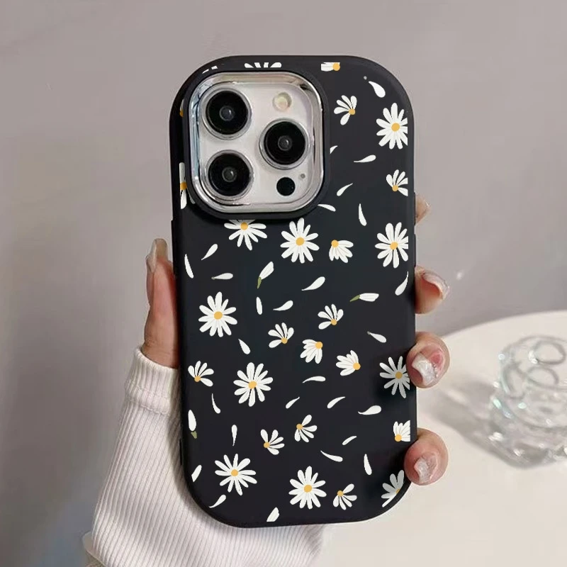 

Little Daisy Red Flower Silicone Phone Case For Honor Magic 7 Lite 6 Pro 300 Ultra 200 Smart 100 90 X9 X9C X7 X7C Soft TPU Cover