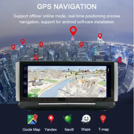 CAR DVR 7-inch 4G center console new 2G+16G dash cam dual recording Android 8.1 navigator