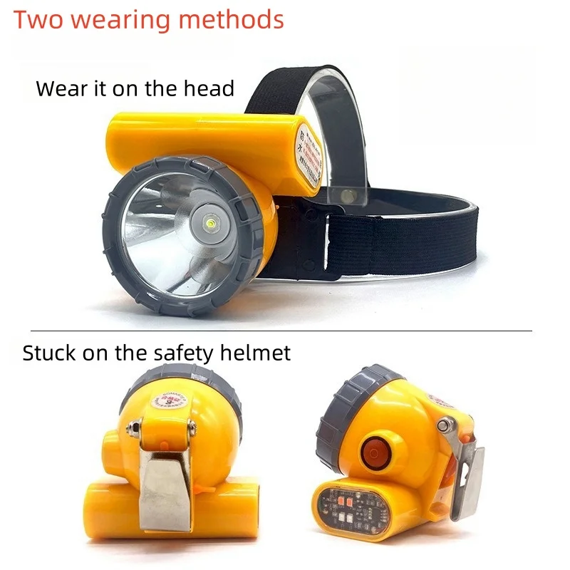 Strong Light Headlight LED explosion-Proof Mining Light Mining Lamp Super Bright Coal Mine Safety Helmet Light Diving Operation