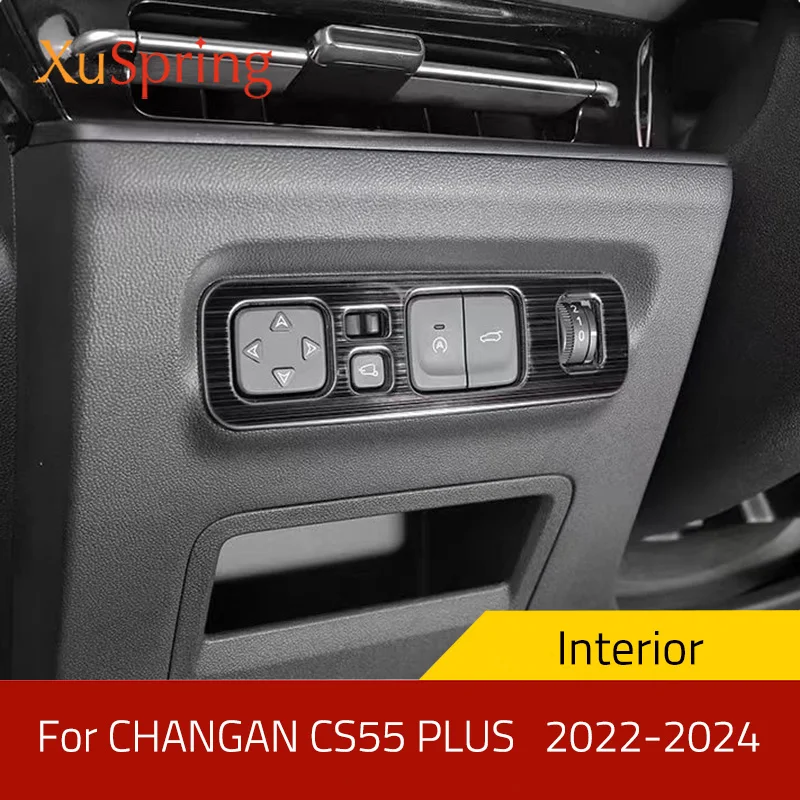 Per CHANGAN CS55 PLUS 2022 2023 2024 lampada frontale per auto interruttore della luce manopola di regolazione del faro controllo del pannello Trim