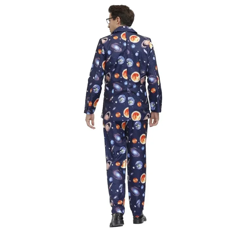 A 2025 Halloween hombres 60s 70s retro hippie paz y amor cosplay disfraz flower power Disco carnaval fiesta traje abrigo T nuevo xjr89
