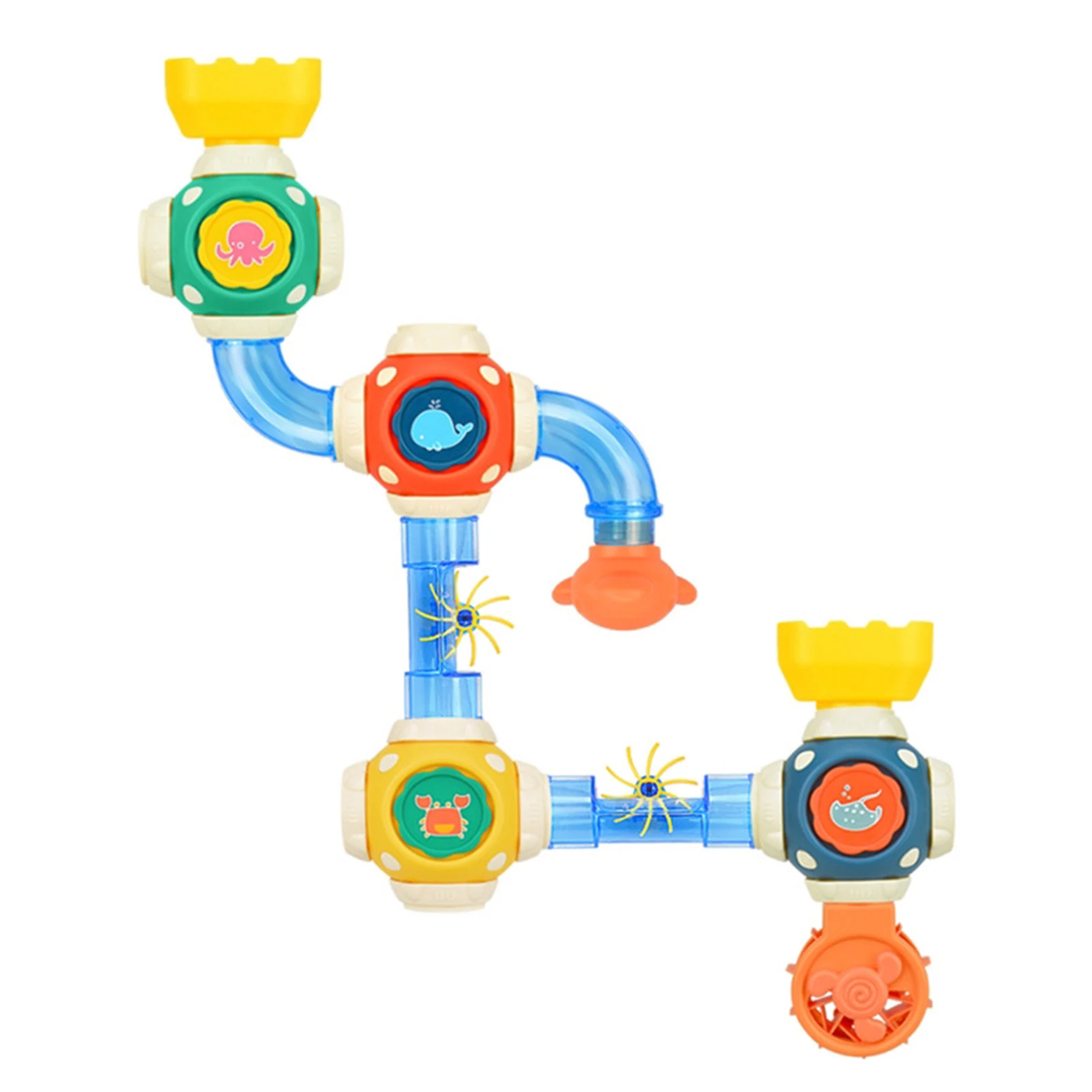 Marine Pipeline Bath Shower Toy Children's Water Playing Shower Water Spray Toy