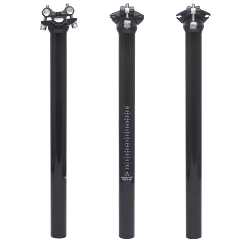 

Carbon Seatpost Bike Seatpost, Road Bike Seatpost MTB , 3K Gloss, 27.2, 30.8, 31.6mm * 350, 400mm,bicycle accessories
