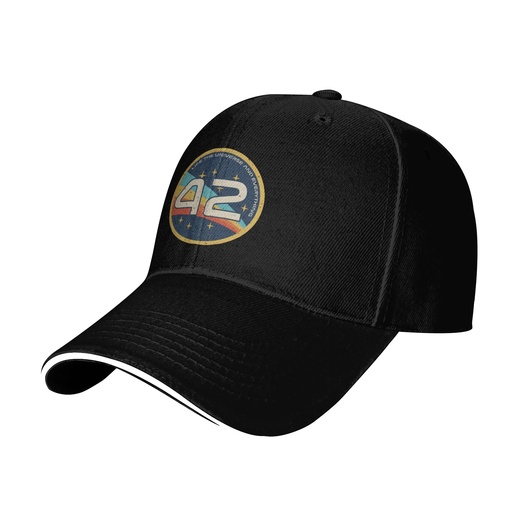 Casual dont panic 42 The Answer To Life The Universe And Everything Douglas Adams  Baseball Cap Unisex Style Headwear