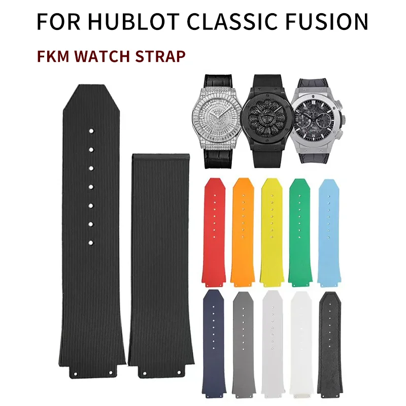 

FOR HUBLOT 301RUBBER STRAP CLASSIC FUSION SERIES FKM WATCH STRAP
