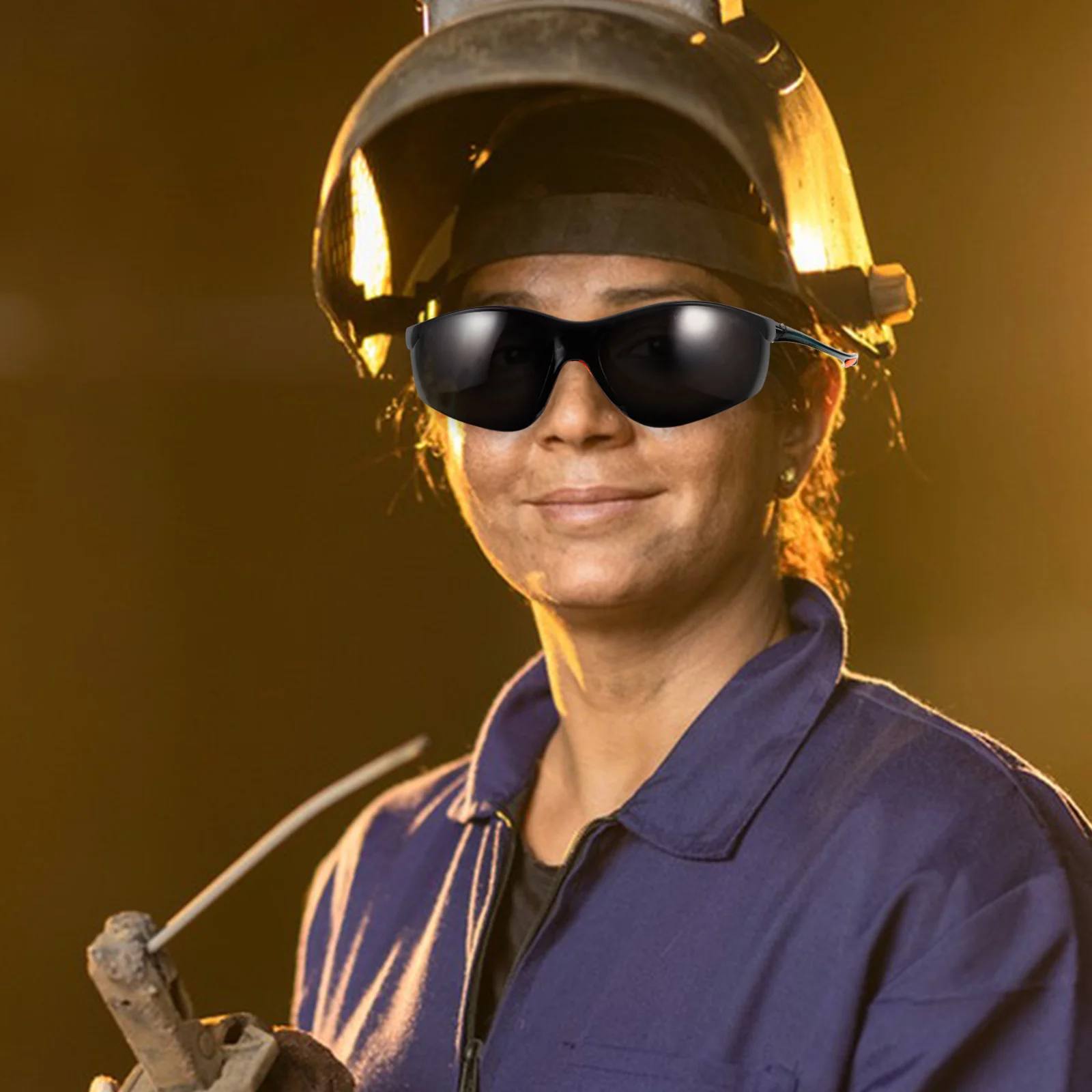 Welding Eyeglasses Protective Goggles Comfortable Wear for Mechanics Machinists Eye Protection in Industrial Work